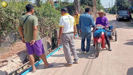 โครงการสร้างรางยูระบายน้ำพร้อมบ่อพักฝาตะแกรงเหล็ก สายทางเฟื่องภักดี หมู่ 5 บ้านหนองดุก