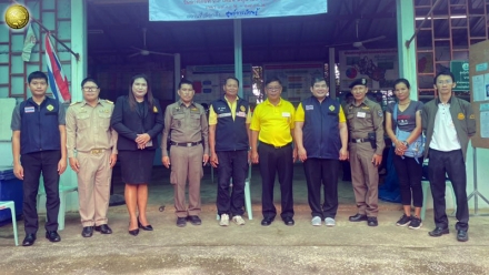 ลงพื้นที่ตรวจเยี่ยมหน่วยเลือกตั้งนายกองค์การบริหารส่วนตำบล