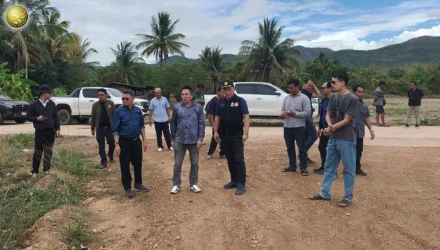 สำรวจแหล่งน้ำ เพื่อนำมาแก้ไขปัญหาน้ำอุปโภค บริโภคและปัญหาการขาดแคลนน้ำเพื่อการเกษตร